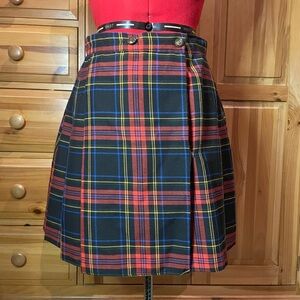 Vintage Plaid Skirt